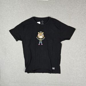 Grizzly Griptape Men Shirt L Black  Kanye West Touch The Sky Logo Graphic Print